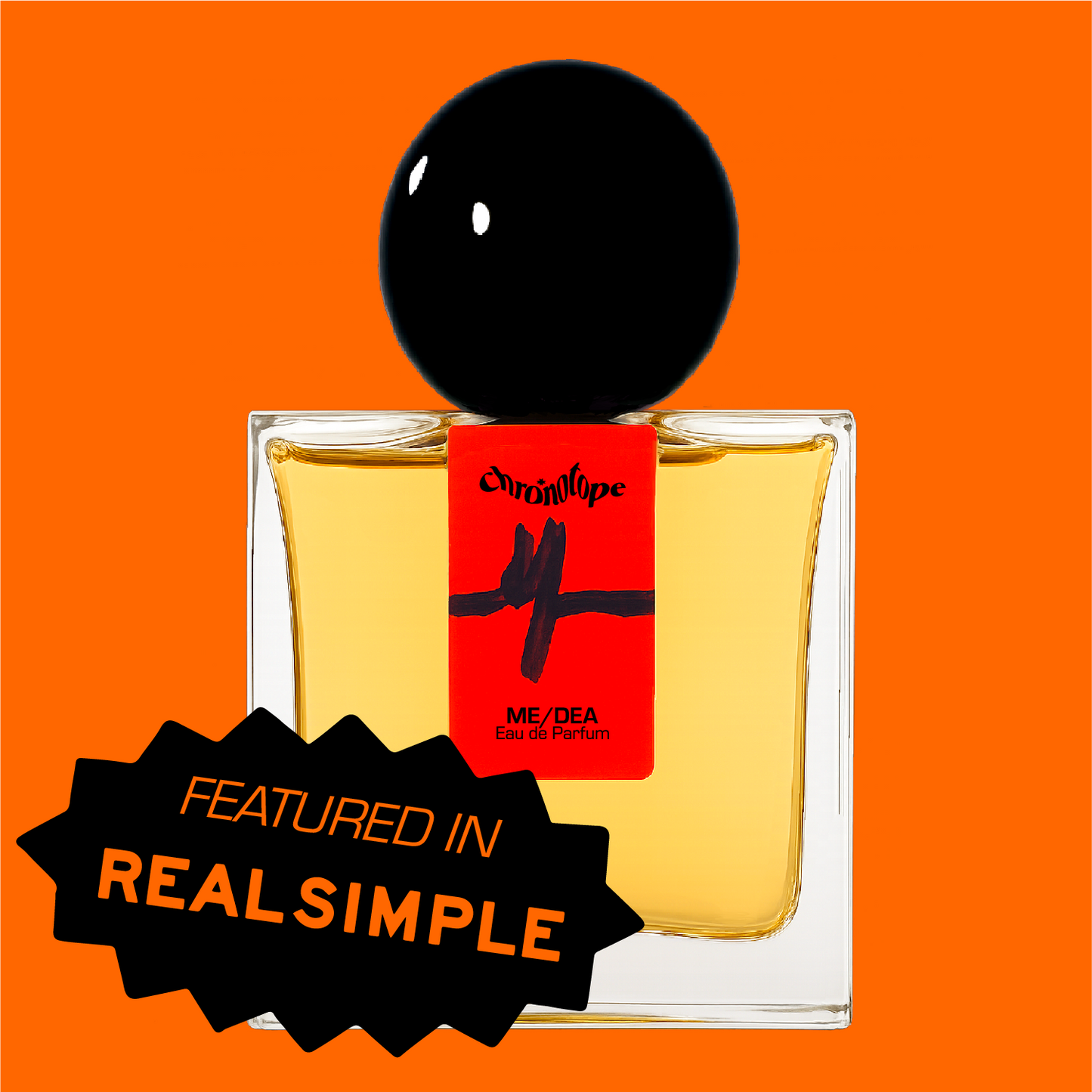 Bottle of Chronotope Perfume Medea Eau de Parfum—orange blossom gasoline petrol perfume handmade artisan fragrance