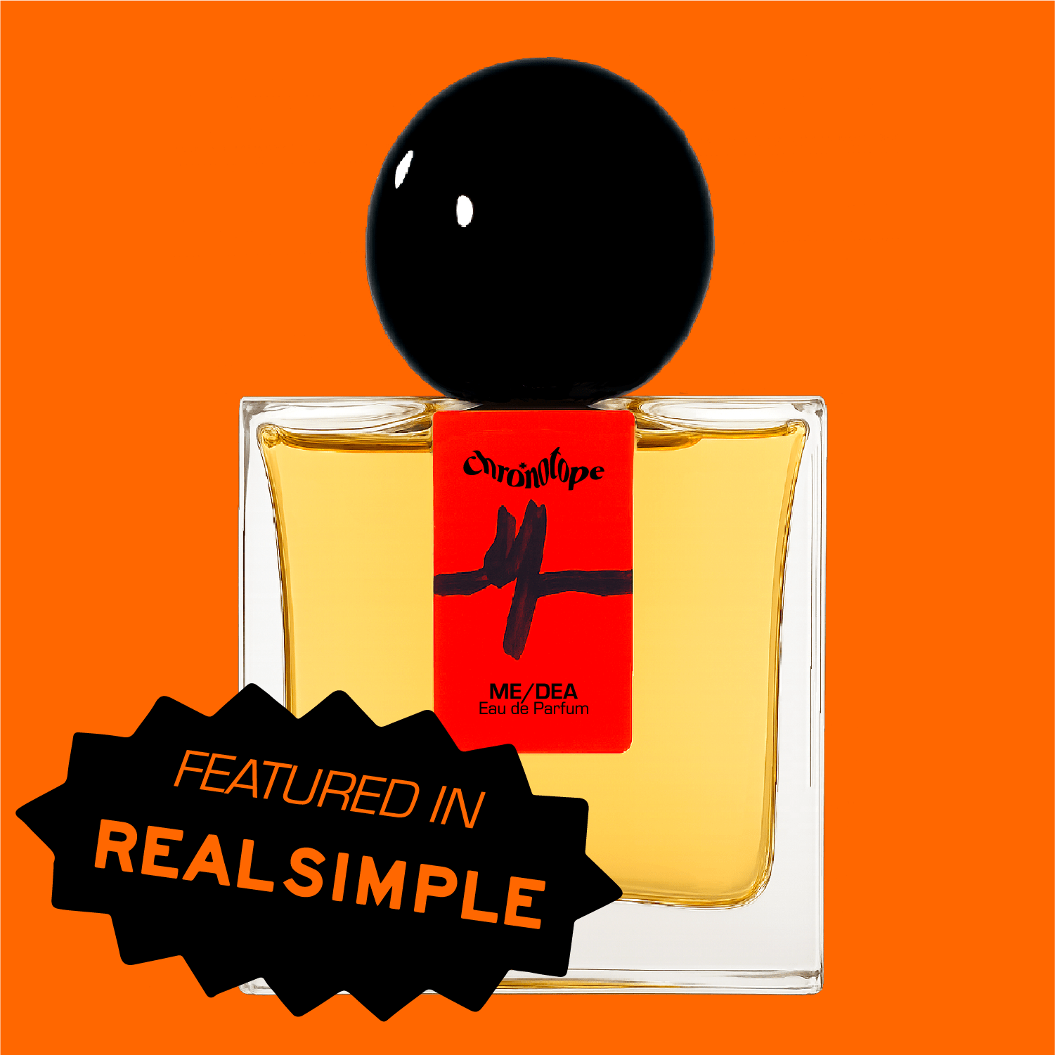 Bottle of Chronotope Perfume Medea Eau de Parfum—orange blossom gasoline petrol perfume handmade artisan fragrance