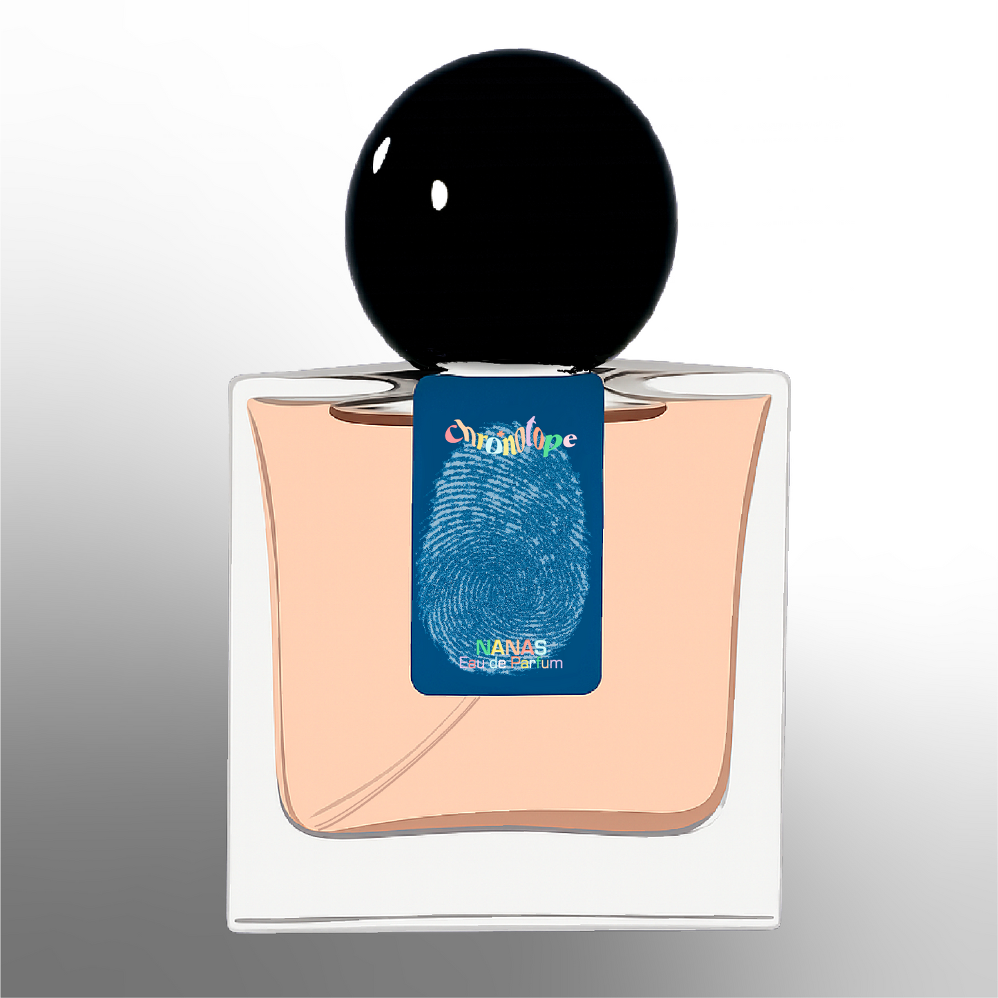 Bottle of Nanas EdP by Chronotope Perfume—banana perfume handmade artisan champaca joyous fragrance