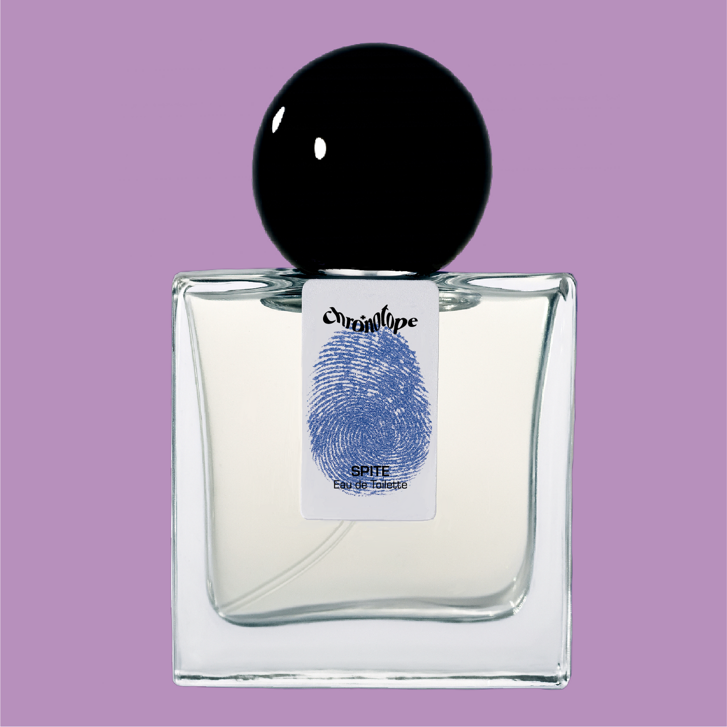 Bottle of Spite EdT by Chronotope—rose violet leaf leather sugar eau de toilette fragrance