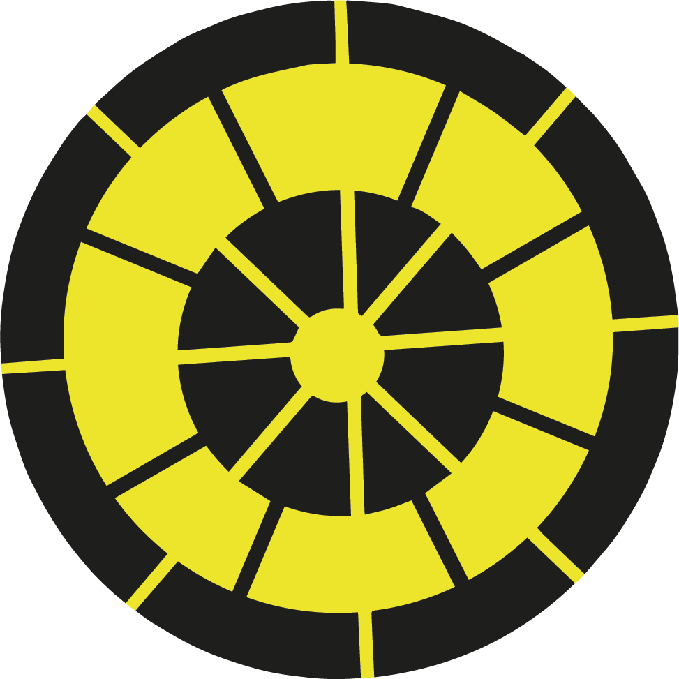 A graphic icon depicting a fragrance wheel for use on Chronotope Perfume’s website