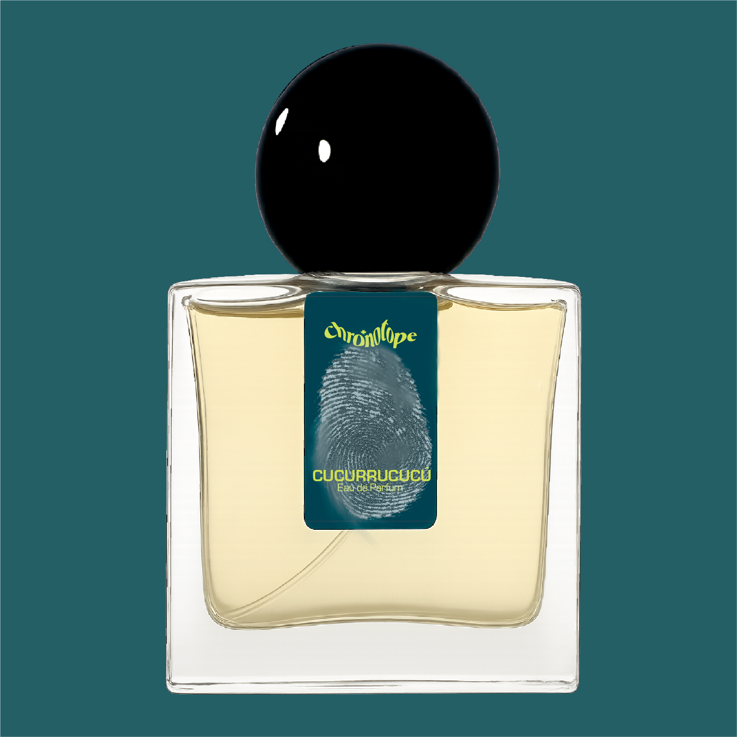 Bottle of Cucurrucucú EdP by Chronotope—a surreal smoky mezcal pine orris perfume