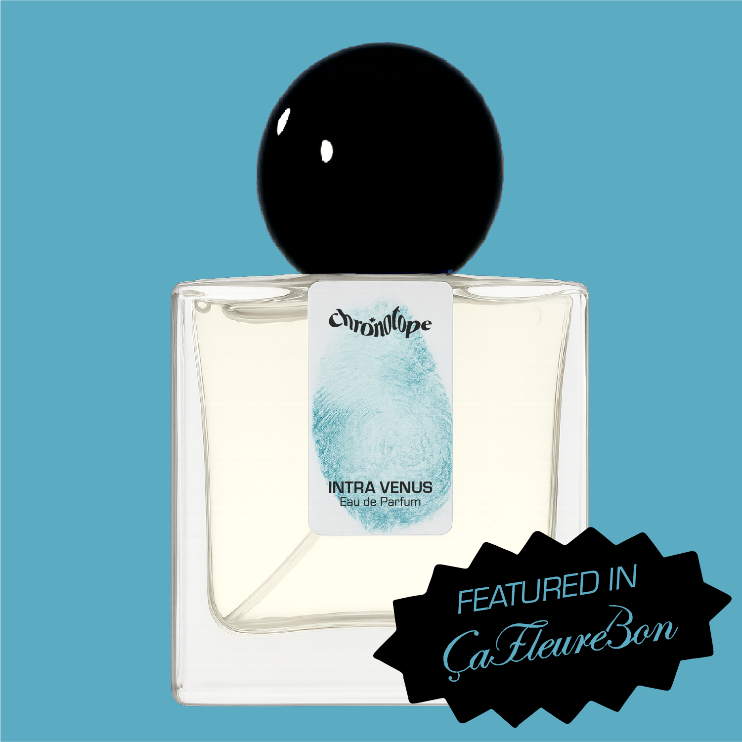 Bottle of Intra Venus EdP—artisan-crafted hyacinth soliflore wasabi mastic perfume from Chronotope 