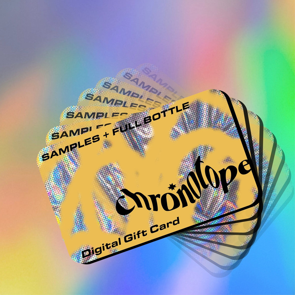 Full Catalogue Sample Set + Full Bottle Gift Card